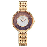 Titan Quartz Analog Women's watch with Black Dial and Metal Strap, 95336WM01